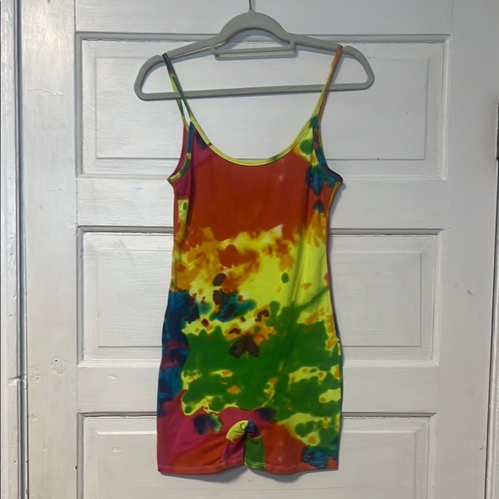 Colorful Tie-Dye Jumpsuit